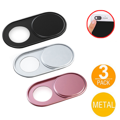 Laptop Camera lens Webcam Cover Fisheye Slider Ultra Thin Metal Web Camera Sticker Shutter