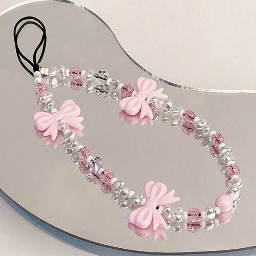 Fresh Bow Anti Drop Wrist Strap Phone Case Rope New