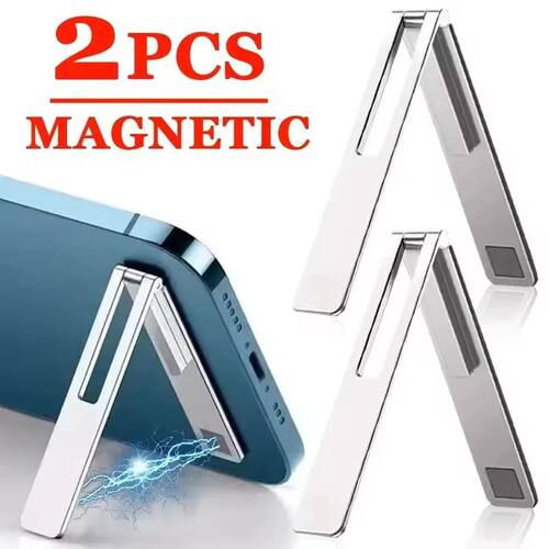 2pcs Ultra Thin Mini Phone Kickstand Universal Desktop