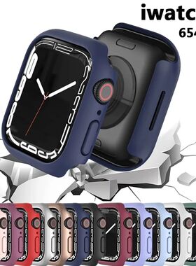 Glass+Case For Apple Watch Serie 7 6 5 4 3 2 1 SE 44mm 40mm 45mm iWatch Case 41/42mm 38mm