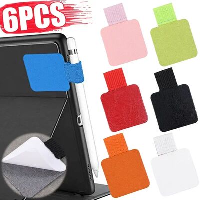 Self-Adhesive Leather Elastic Pencil Holder Pen Loops for