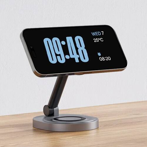 3 In 1 Magnetic Wireless Charger Stand Pad For Magsafe