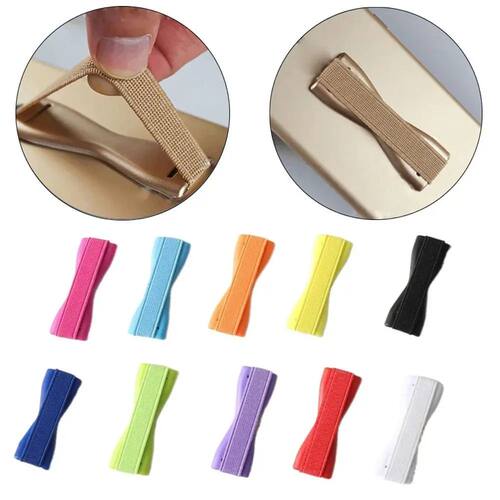 1pc Elastic Phone Finger Strap ABS Grip Phone Mobile Phone