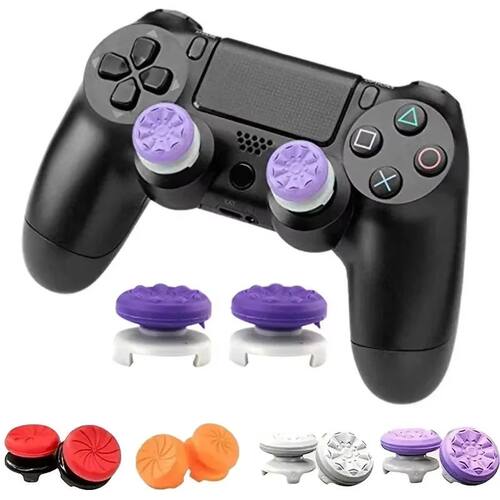 2 Pcs/Set Video Games Silicone Controller Thumb Grip For
