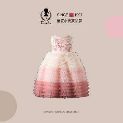 sesameclub正品女童公主裙礼服