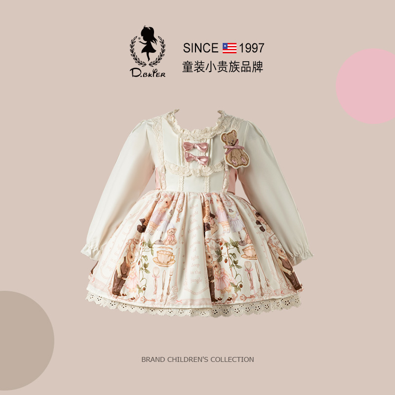 sesameclub女童洛丽塔公主裙