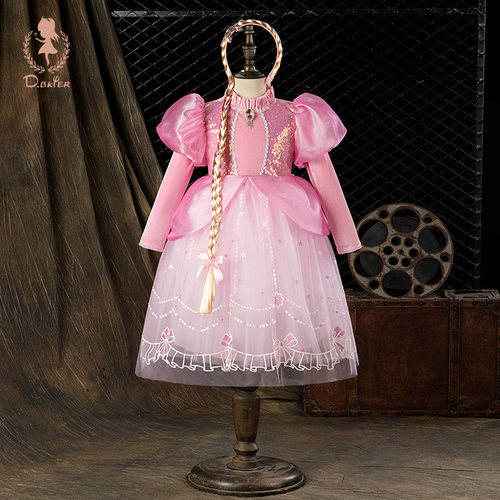 sesameclub女童爱莎公主裙