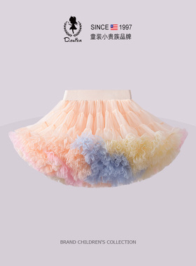 sesameclub童装女童tutu裙蓬蓬纱裙宝宝蛋糕裙儿童生日裙子公主裙