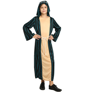 阿拉伯牧羊人服装中东土豪长袍万圣节cos儿童生日聚会搞怪衣服装