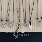 链百搭日常时尚 韩国ins爆款 简约几何吊坠项链可调节长款 配饰链