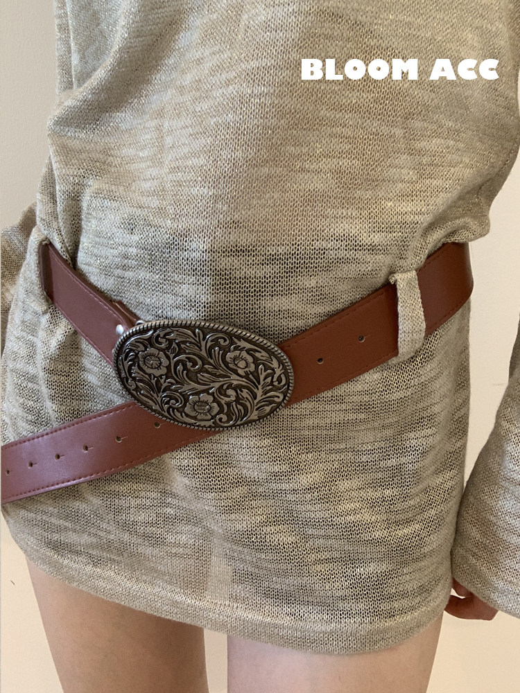 腰带皮革民族风皮带扣西部牛仔