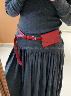 2026新款韩国ins博主同款皮革皮带腰带包休闲百搭时尚配饰带腰封