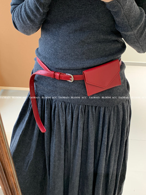 2025新款韩国ins博主同款皮革皮带腰带包休闲百搭时尚配饰带腰封