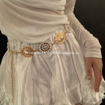 重工高品质小众个性复古波西米亚民族风腰链合金裙子装饰链腰封