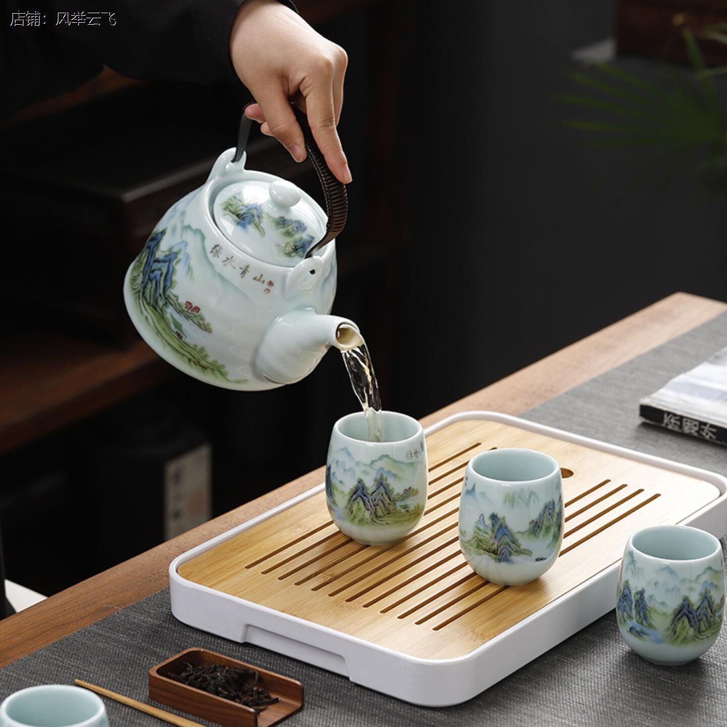 陶瓷冷水壶凉茶壶家用饭