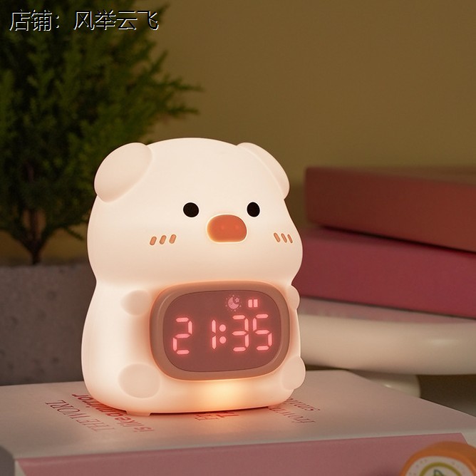 闹钟高颜值女生可爱造型