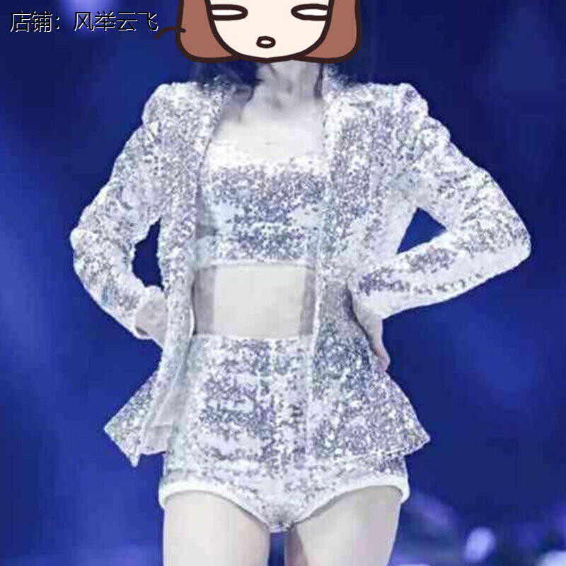 爵士舞服装女新款韩版现