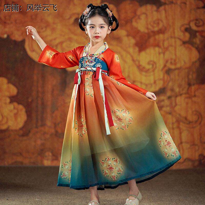 汉服女童花想容新款儿童