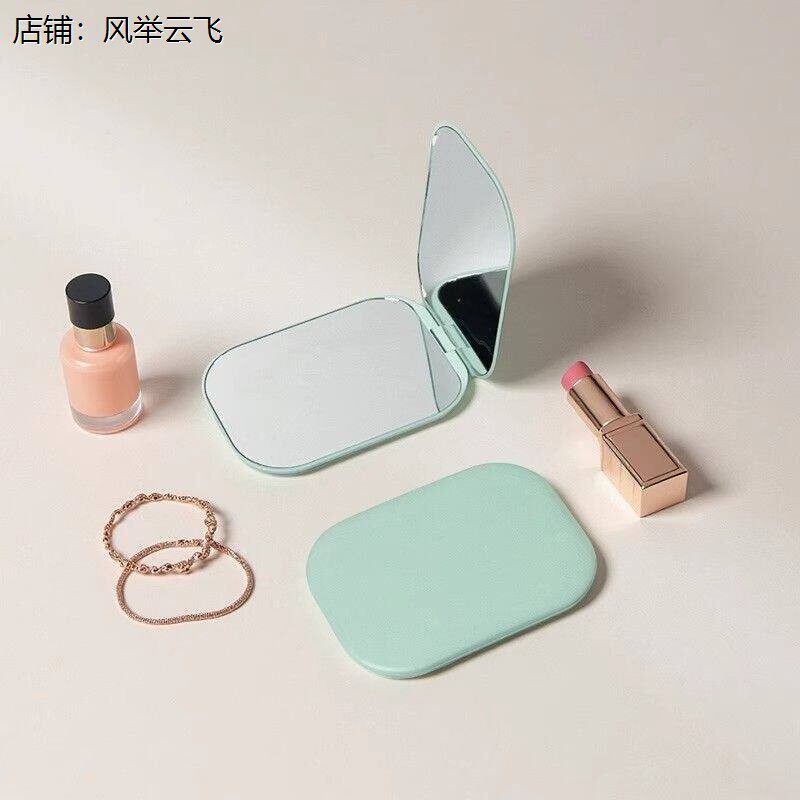 便携折叠女生补妆镜子化