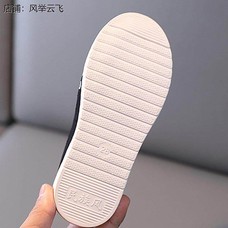 男童汉服鞋覆古中国风布