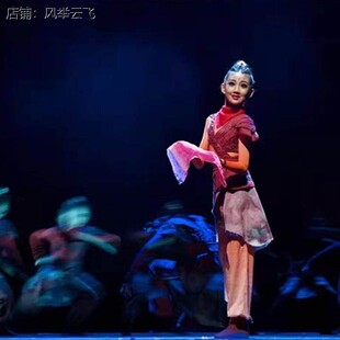 小荷风采再现花木兰舞蹈演出服古装戏曲元旦女童表演服装女扮男装