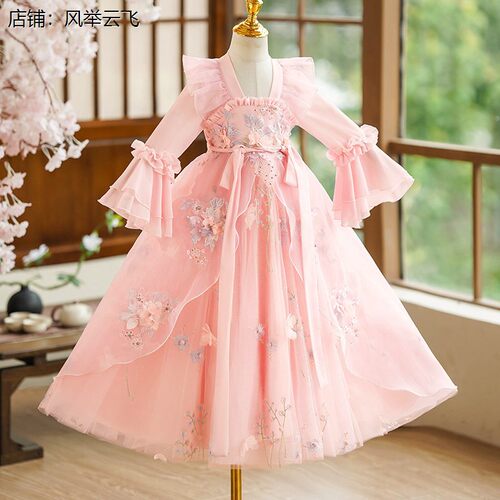 女童儿童节舞蹈裙2026春