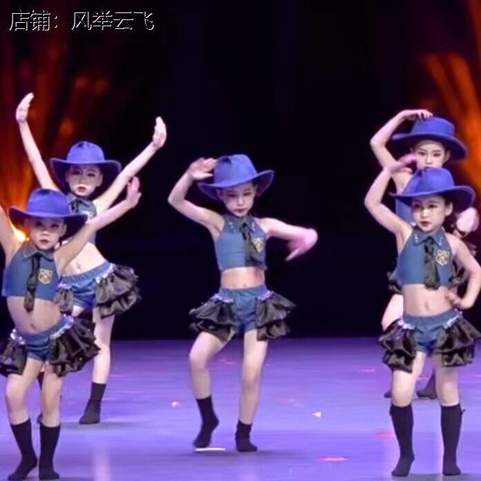 蹦蹦派对舞蹈服儿童啦啦