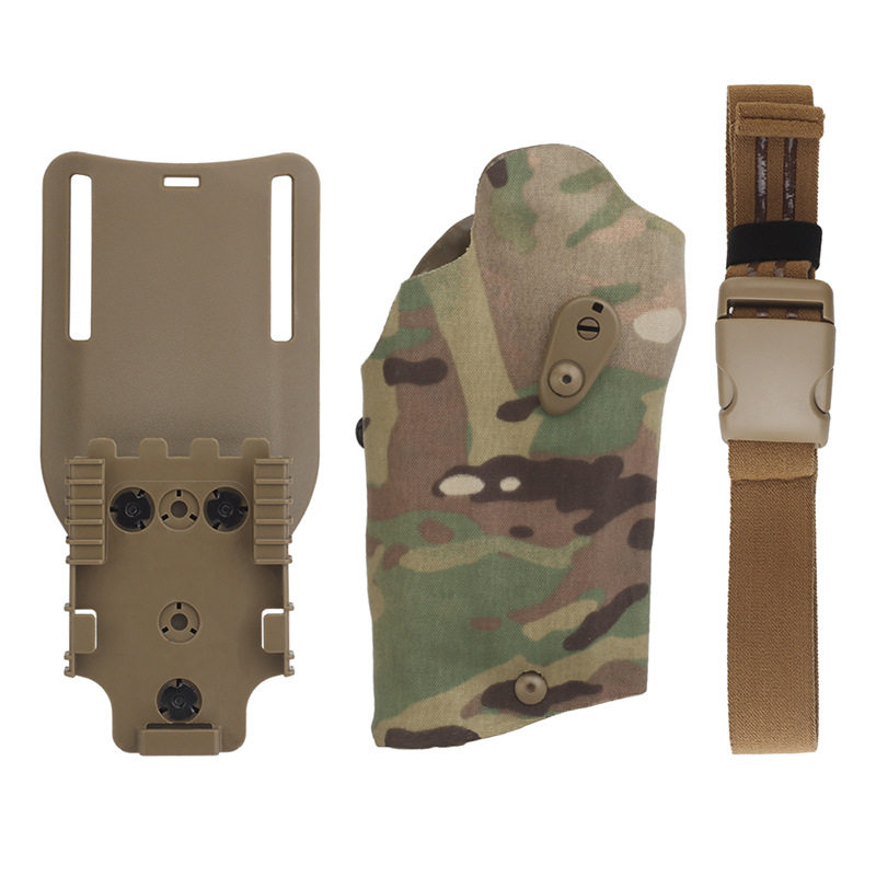 战术兵电手格洛克P320+X300手电腿部快拔套 快速拔取 QLS快拆系统