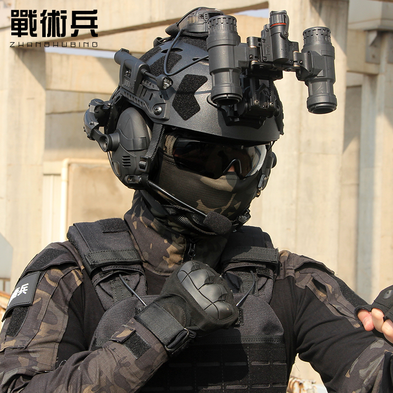 战术兵FAST SF夜视仪战术头盔特种兵户外cs野战拾音降噪蓝牙耳机