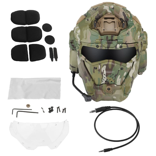 Шлем, защитные тактические наушники, универсальное снаряжение, в стиле панк