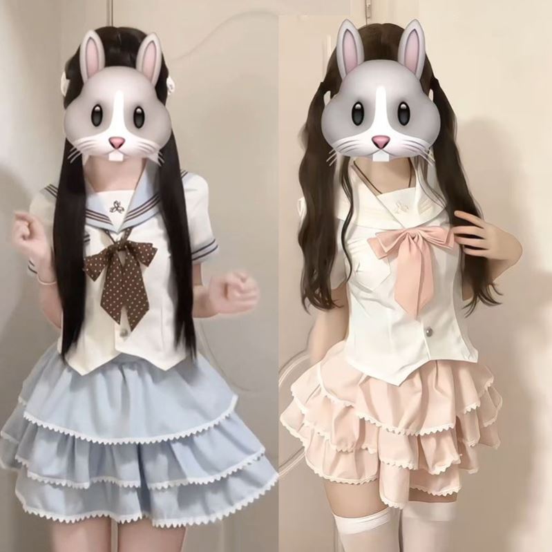 学院风JK制服日系海军领水手服连衣裙