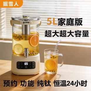 5升3L大容量养生壶花茶桶多功能纯钛智能恒温烧水壶炖煮一体泡茶6