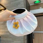 包邮 女童夏季 亲子贝壳帽檐空顶帽宝宝透气防晒帽无顶遮阳帽太阳帽