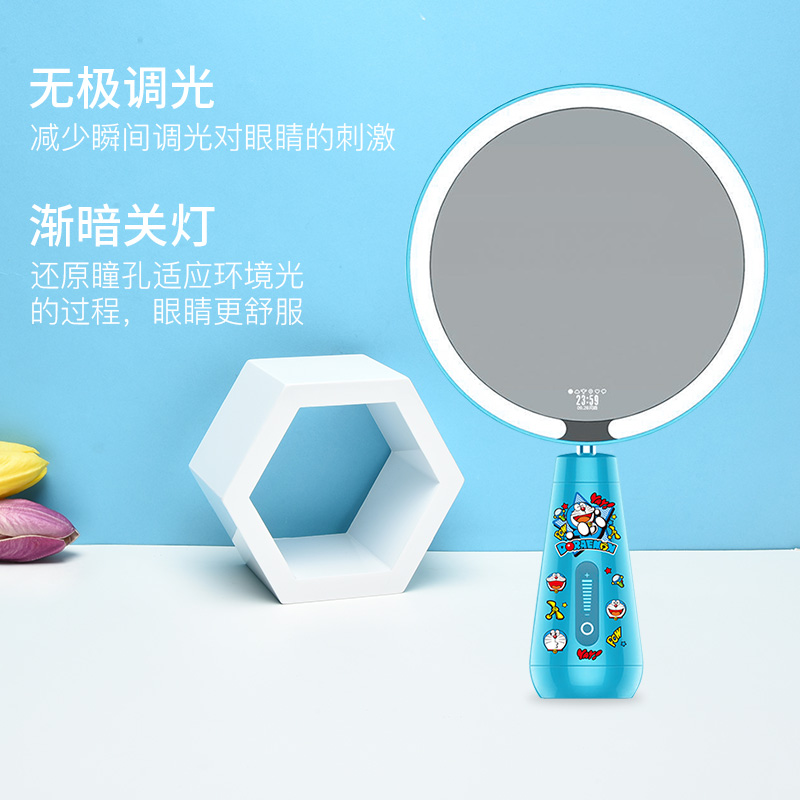 创轩居哆啦A梦led化妆镜带灯台式网红补光语音美妆宿舍桌面梳妆镜|ruв категории семья/личные чистящие средства, потребительских уборка посуды, гребень/портативный зеркало, ручной косметическое зеркало - от Buy2taobao.com для оказания профессиональной услуги покупки агента Taobao