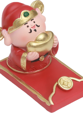 创意国潮财神手机支架