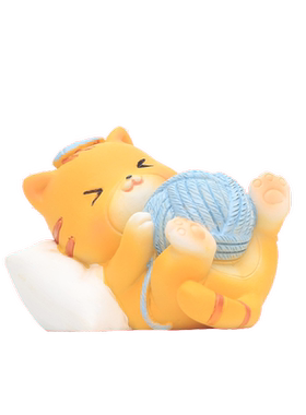 可爱卡通小猫咪公仔仿真动物摆件