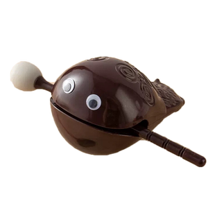 随身小木鱼敲可爱摆件办公室桌面解压神器静心打击乐器搞怪礼物
