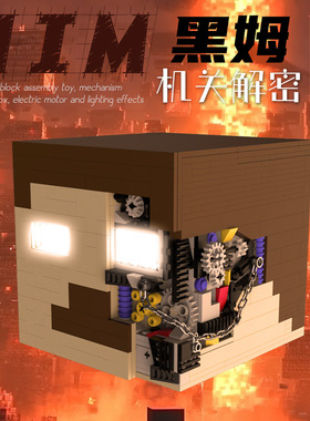 【天积10代】HIM黑姆机关解密盒解锁拼装积木玩具地狱级难度男孩
