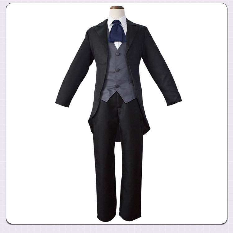 小林家的妹抖龙 法夫纳 执事 管家服 cosplay jk角色扮演动漫服装