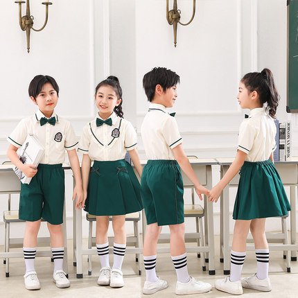 儿童演出服中小学生大合唱服装校服诗歌朗诵幼儿园服表演合唱班服