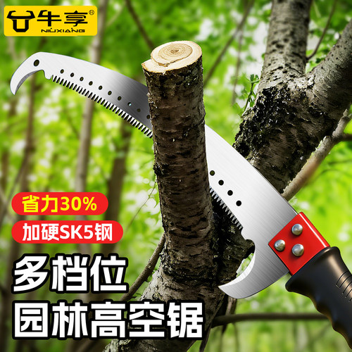 长杆高枝伸缩锯树枝修树高空锯