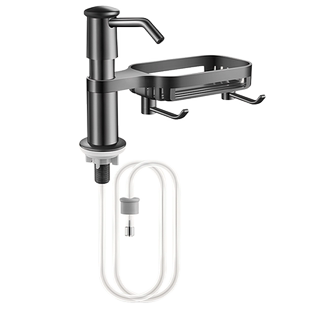 洗洁精压取器厨房水槽皂液器延长器家用洗菜盆洗涤剂按压器加长管