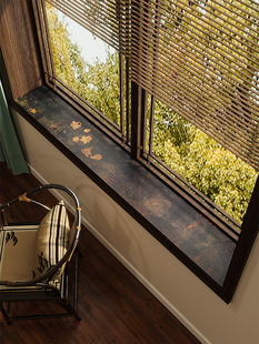 新中式飘窗垫窗台垫窄改造窗台垫子防水免洗窗户保护垫可自由裁剪