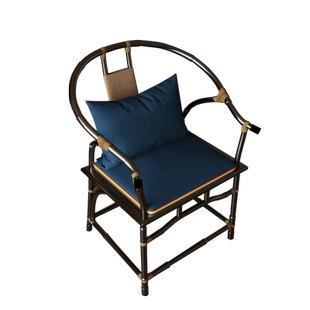 中式茶椅垫坐垫防滑加厚实木茶桌椅子垫靠枕抱枕红木茶室棉麻垫子