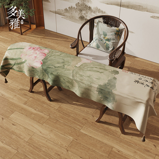 新中式古筝防尘罩防尘盖布中国风古筝罩专用遮尘布古筝盖布古琴布