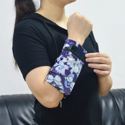 妈妈手腕手机包跑步运动复古高贵男女轻薄零钱收纳袋时尚手包新款