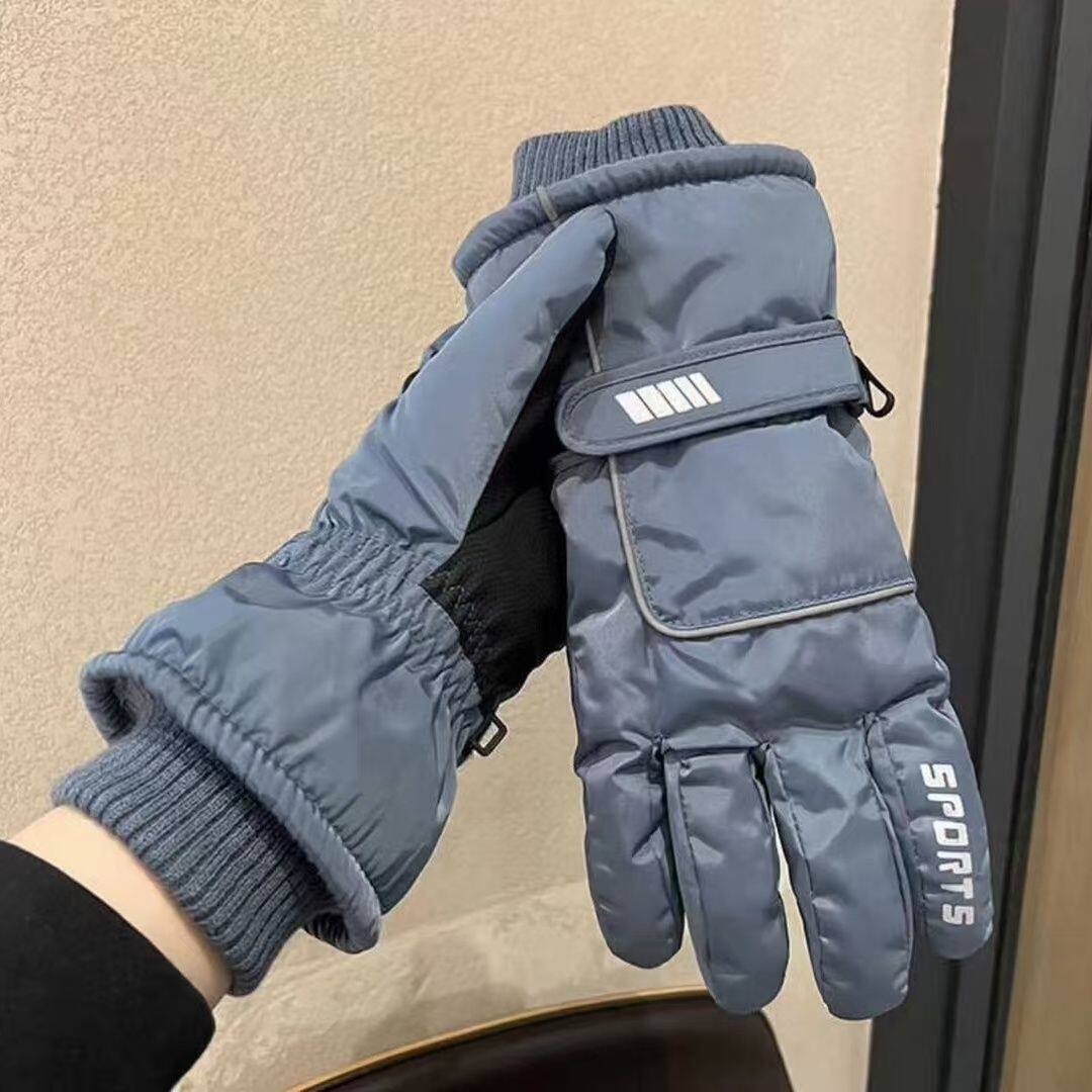 新款触屏滑雪手套冬季女