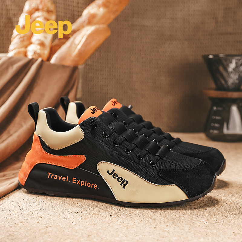 jeep吉普男士透气时尚休闲鞋