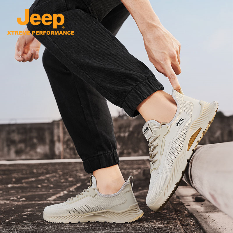 jeep吉普男士透气户外休闲运动鞋