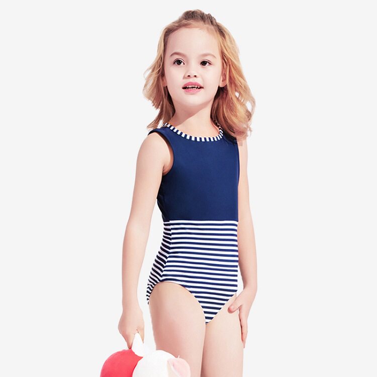 ROKPRO儿童泳衣女连体可爱小公主宝宝泳装3-6时尚防晒女童游泳衣